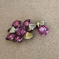 puntsteen rose 6 mm 10 stuks