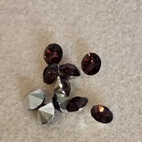 puntsteen bruin 6 mm 10 stuks