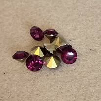 puntsteen rood 6 mm 10 stuks