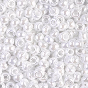 528 miyuki rocailles 6/0 ceylon white pearl