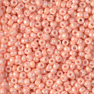 596 miyuki rocailles 6/0 opaque luster tea rose