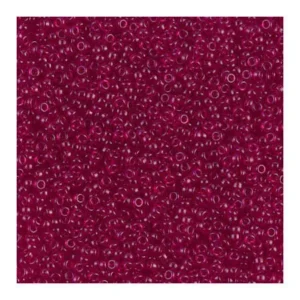 1406 miyuki rocailles 8/0 transparant dyed fuchsia