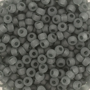 152F miyuki rocailles 8/0 matte transparent grey