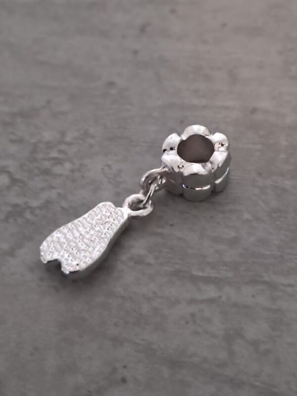bail zilver met ballerinaschoen 30 mm