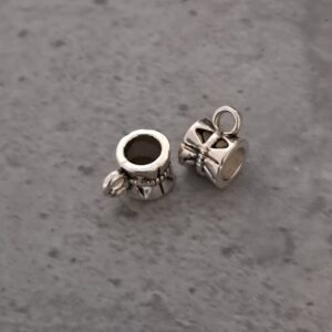 bail zilver 6 mm x 9 mm