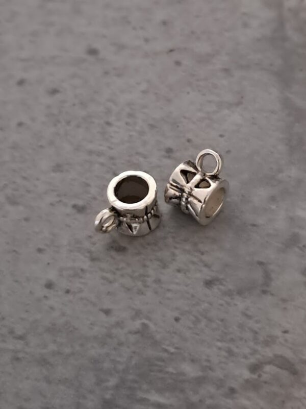 bail zilver 6 mm x 9 mm