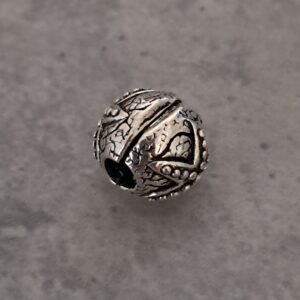 kraal zilver pandora style clip zeester 9 mm x 10 mm