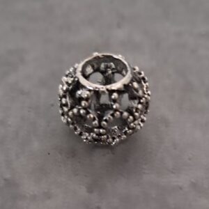 kraal zilver pandora style 9 mm x 10 mm