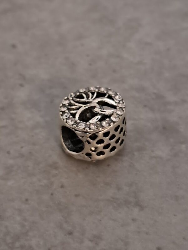 kraal zilver pandora style levensboom 10 mm x 8 mm