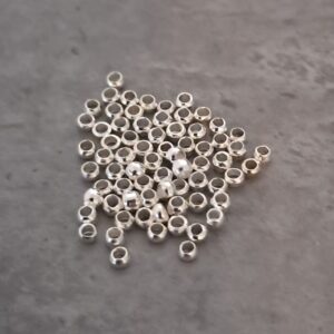 knijpkraal zilver 1.5 mm 70 stuks