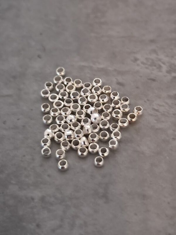 knijpkraal zilver 1.5 mm 70 stuks