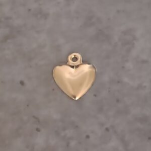 bedel gold filled hart 12 mm x 10 mm