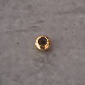 stopper smart bead DQ goud 7 mm x 3 mm