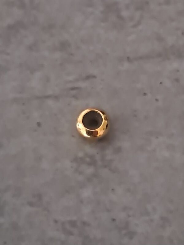 stopper smart bead DQ goud 7 mm x 3 mm