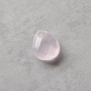 briolet rozenkwarts drop 9 mm x 11 mm