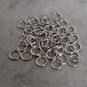 buigring zilver 6 mm 50 stuks