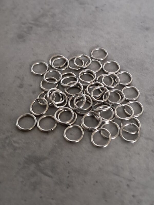 buigring zilver 6 mm 50 stuks