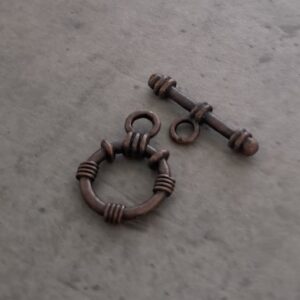 kapittelsluiting brons zeemansknoop 21 mm x 15 mm