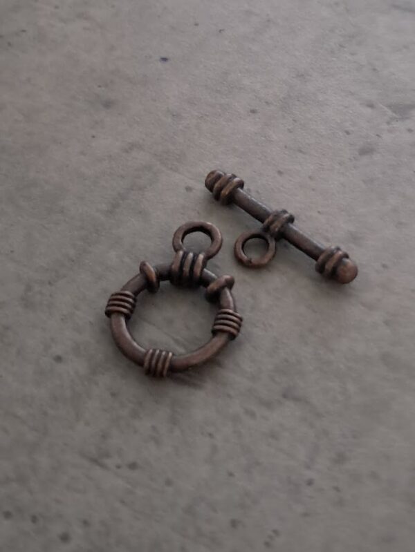 kapittelsluiting brons zeemansknoop 21 mm x 15 mm