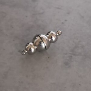 magneetsluiting zilver 10 mm x 23 mm