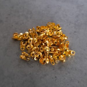 kalotjes goud 4 mm 50 stuks