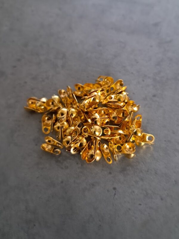 kalotjes goud 4 mm 50 stuks