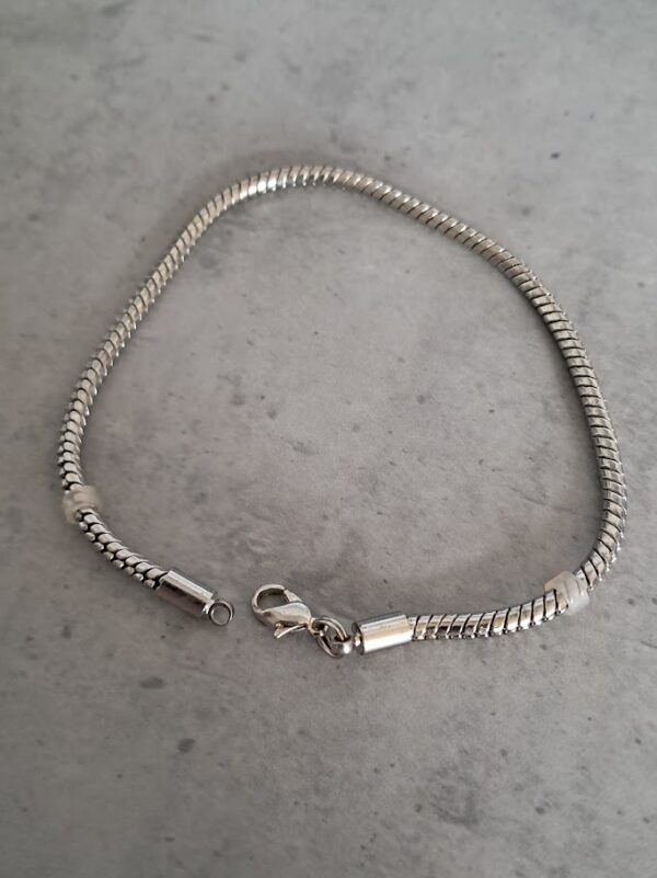 armband pandora style met karabijnsluiting 19 cm