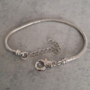 armband pandora style met karabijnsluiting 13 cm