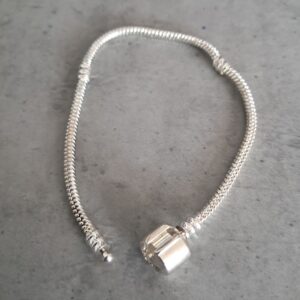 armband pandora style met clicksluiting 17 cm
