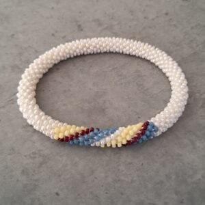 armband miyuki gehaakt maat S