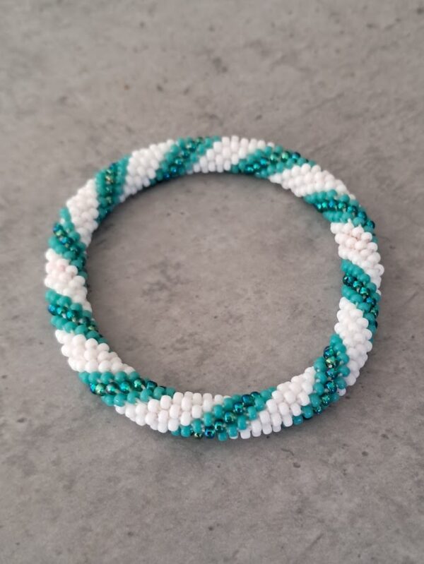 armband miyuki gehaakt maat S