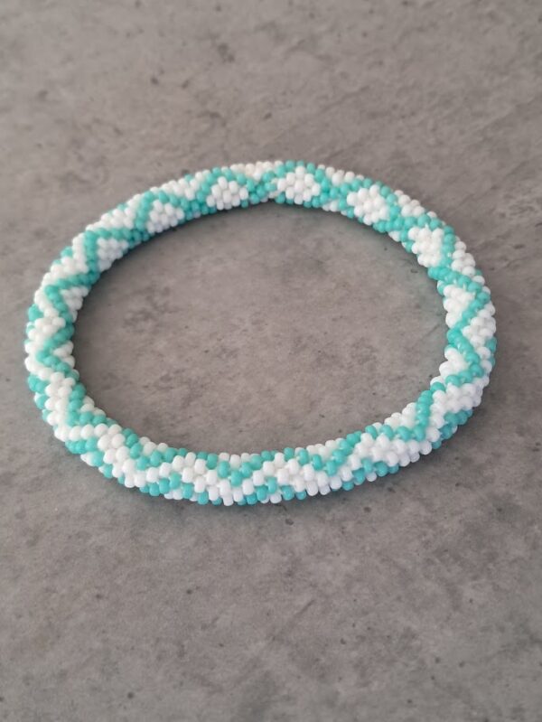 armband miyuki gehaakt maat S
