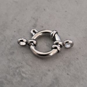 boeislot zilver 12 mm