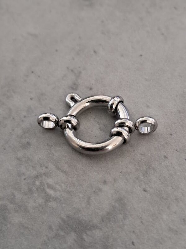 boeislot zilver 12 mm