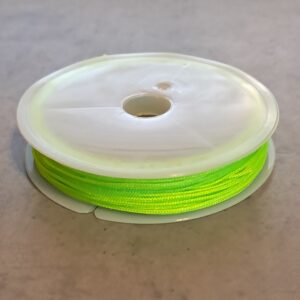 nylon koord 0.8 mm neon groen 9 meter