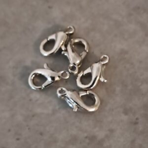 karabijn sluiting zilver 10 mm 5 stuks