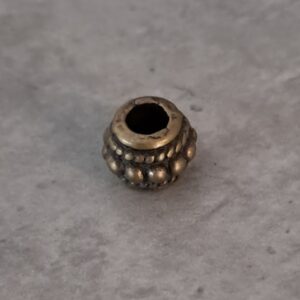 kraal antiek brons 8 mm x 6.5 mm