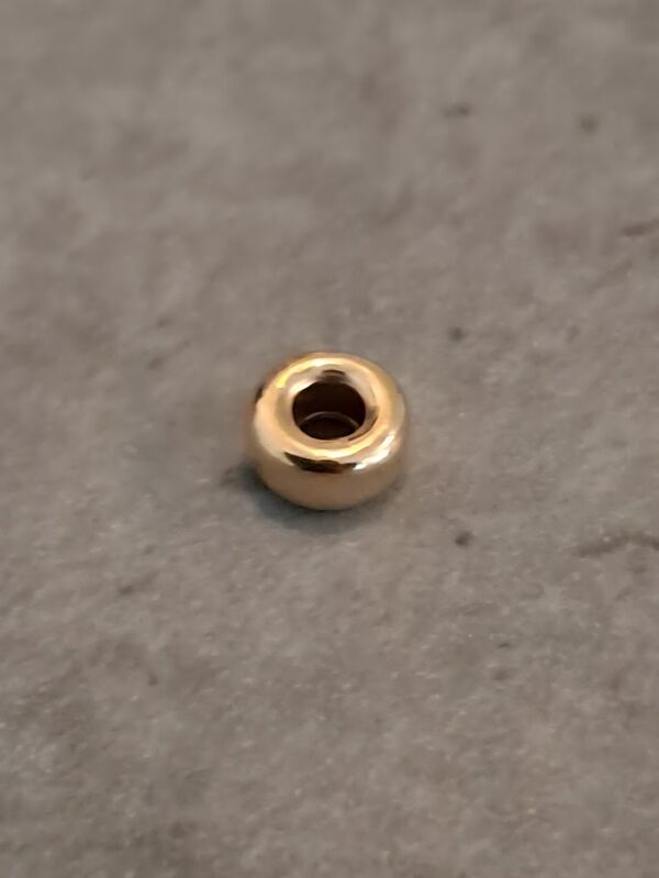 kraal gold filled rondel 4 mm x 2.2 mm