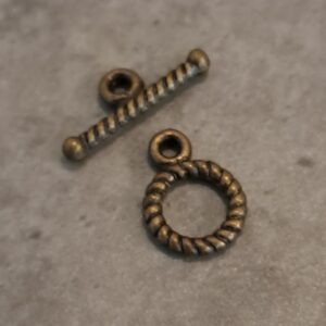 kapittel sluiting brons 9 mm