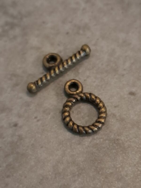kapittel sluiting brons 9 mm