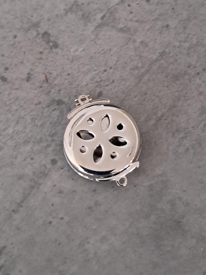 schuifsluiting zilver 1 oog 18 mm