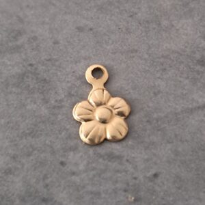 bedel bloem gold filled 9 mm x 6 mm