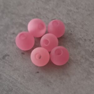 polaris kraal licht roze 6 mm