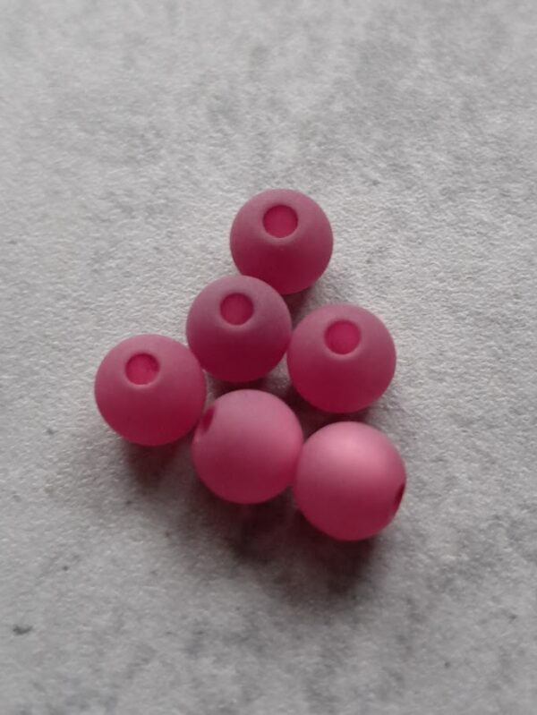 polaris kraal donker roze 6 mm