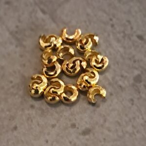 knijpkraalverberger goud 3 mm 20 stuks