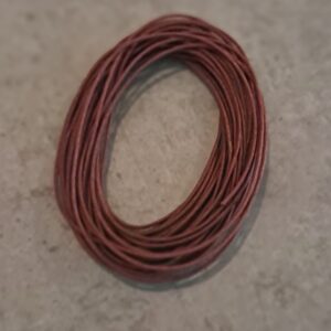 waxkoord choco bruin 1.1 mm 5 meter