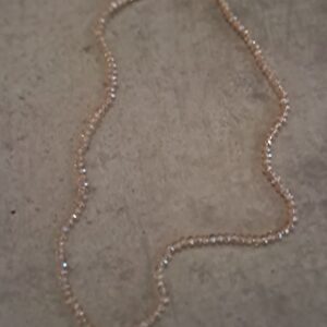 kraal facet geslepen licht bruin AB 4 mm streng 148 stuks