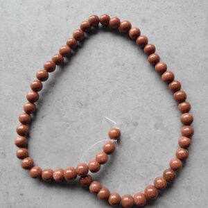 kraal goudvloed 8 mm streng 50 stuks