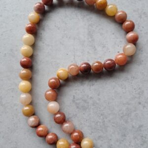 kraal honing jade 10 mm streng 39 stuks