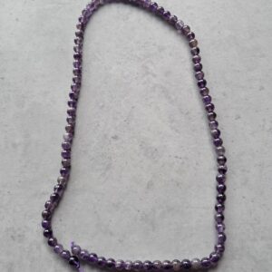 kraal amethist 4.5 mm streng 87 stuks
